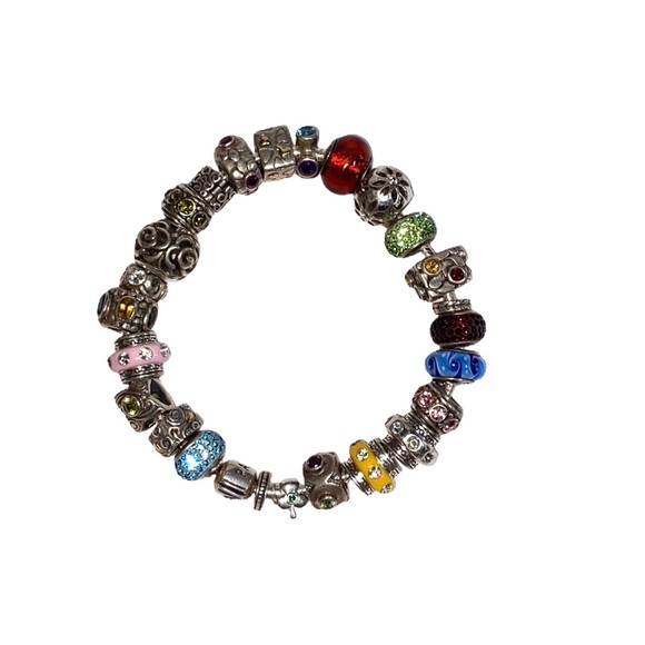 Pandora Jewelry - 8” Pandora Bracelet  Full With Charms